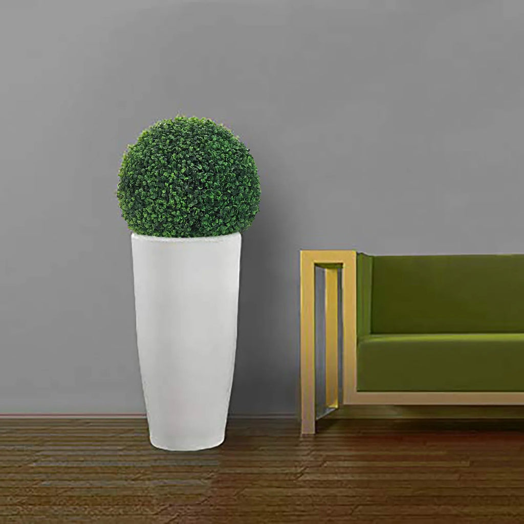 Artificial Topiary Grass Ball – Indoor & Outdoor Faux Plant Décor Artificial Topiary Ball Babs