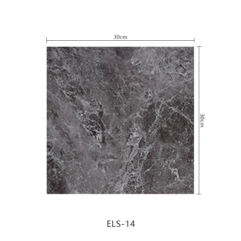 10pcs Marble Peel & Stick Wall Tiles 30x30cm | Self-Adhesive Peel & Stick Wall Tiles Babs ELS-014 10pcs-30x30cm