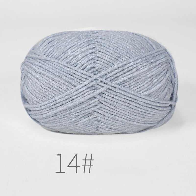 10 Balls 500g Soft Milk Cotton Yarn for Knitting & Crochet