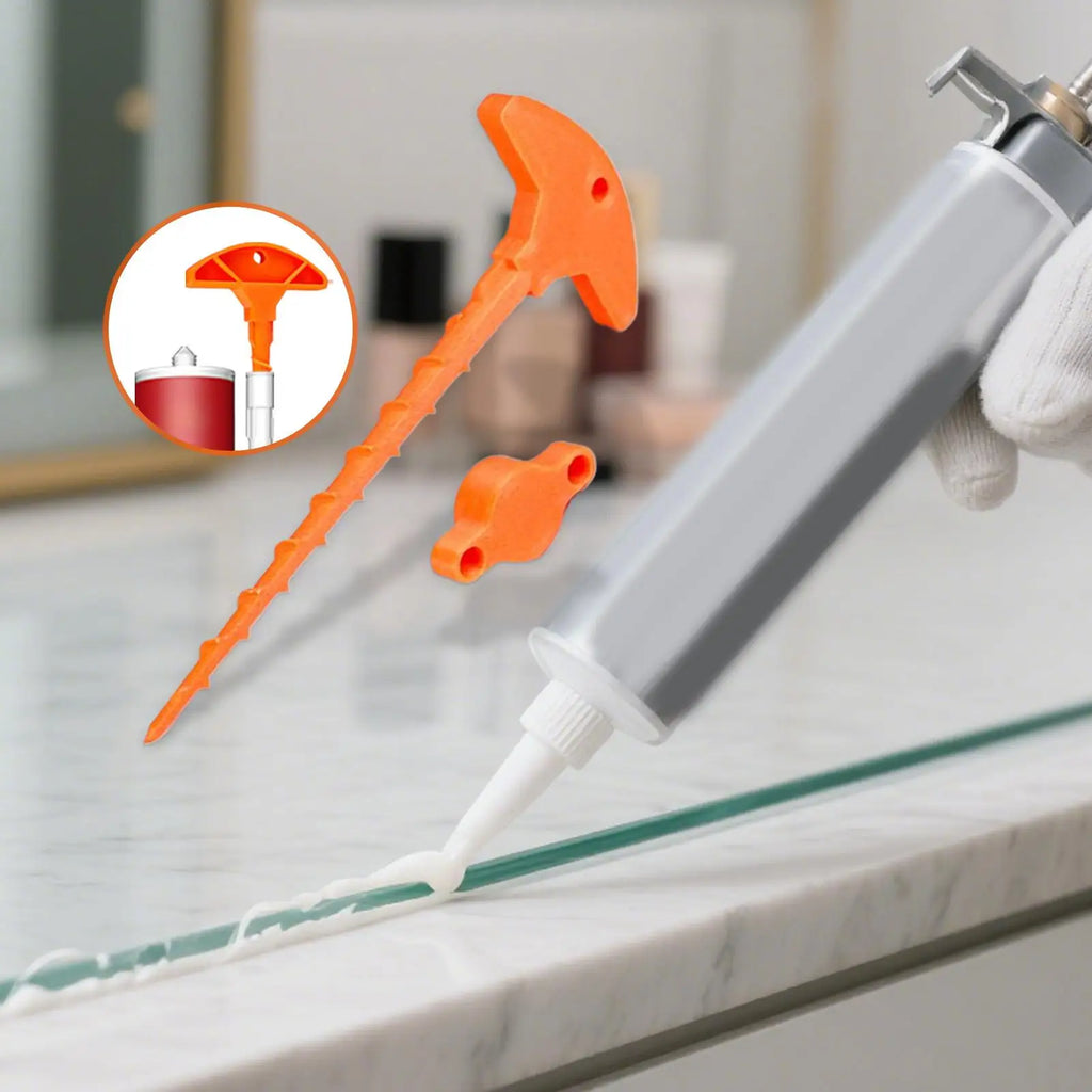 Caulk Saver Cap & Nozzle Cleaner for Caulking Guns | DIY Tool Caulk Tool Accessory Babs