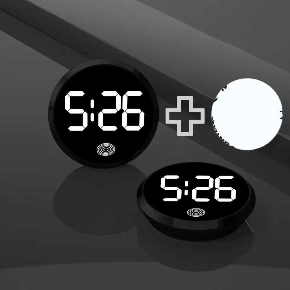 Touch-Activated LED Car Dashboard Clock – Mini Digital Clock Car Dashboard Clock Babs