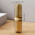 Travel Toothbrush & Mouthwash Cup – Portable Vertical Rinse Cup Travel Toothbrush Cup Babs amber
