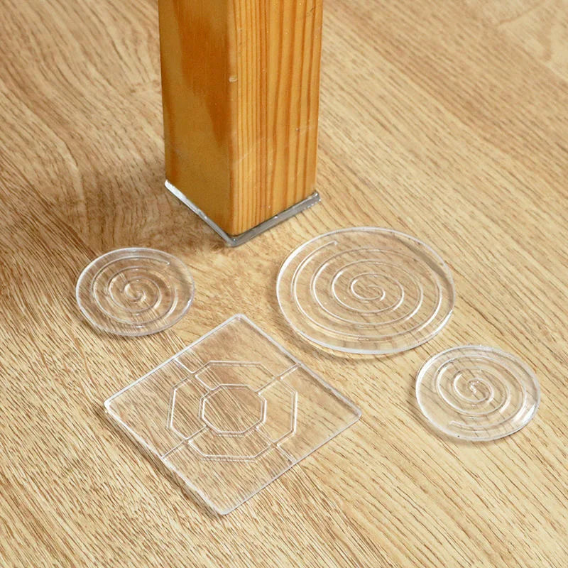 4pcs Silicone Anti-Vibration Non-Slip Pads – Self-Adhesive Furniture Furniture Non-Slip Pads Babs