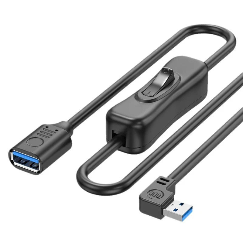 USB 3.0 Extension Cable with Power Button Switch – 5Gbps USB Extension Cable Babs