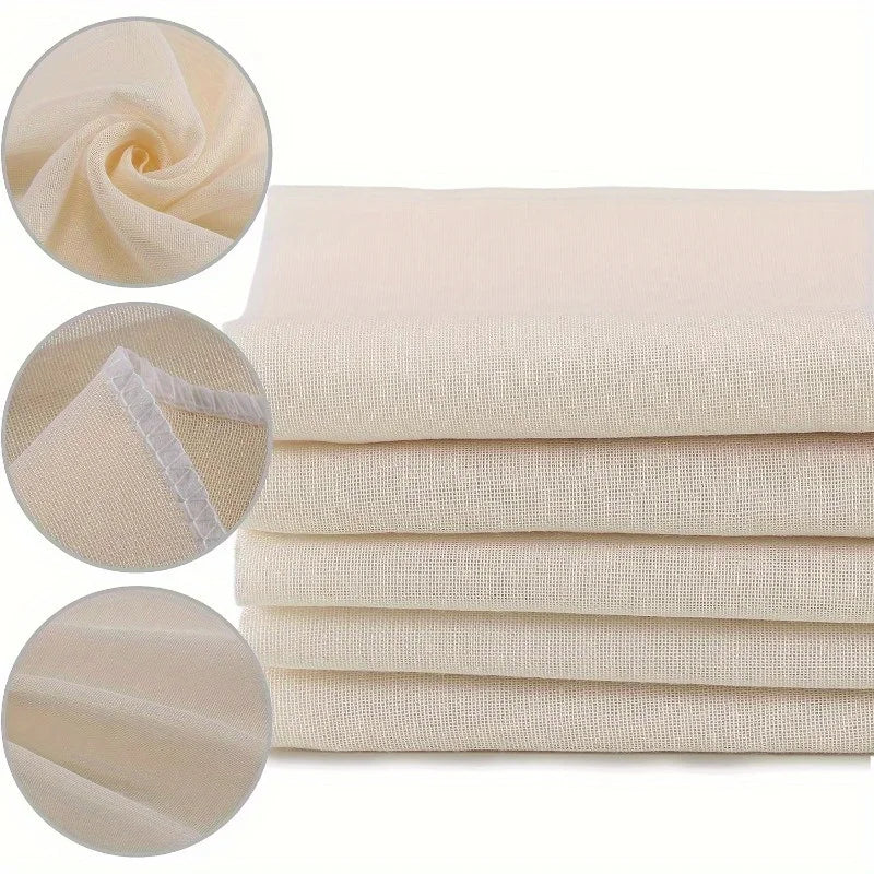 Unbleached Cotton Muslin Cheesecloth – Reusable Straining Fabric Muslin Cheesecloth Babs
