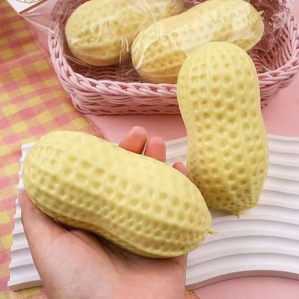Peanut Squishy Squeeze Ball – Soft ASMR Fidget Sensory Toy Squishy Fidget Toy Babs