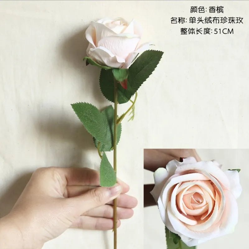 Silk Rose Artificial Flowers – Wedding, Home & Party Decor Artificial Silk Flowers Babs 8 1pc