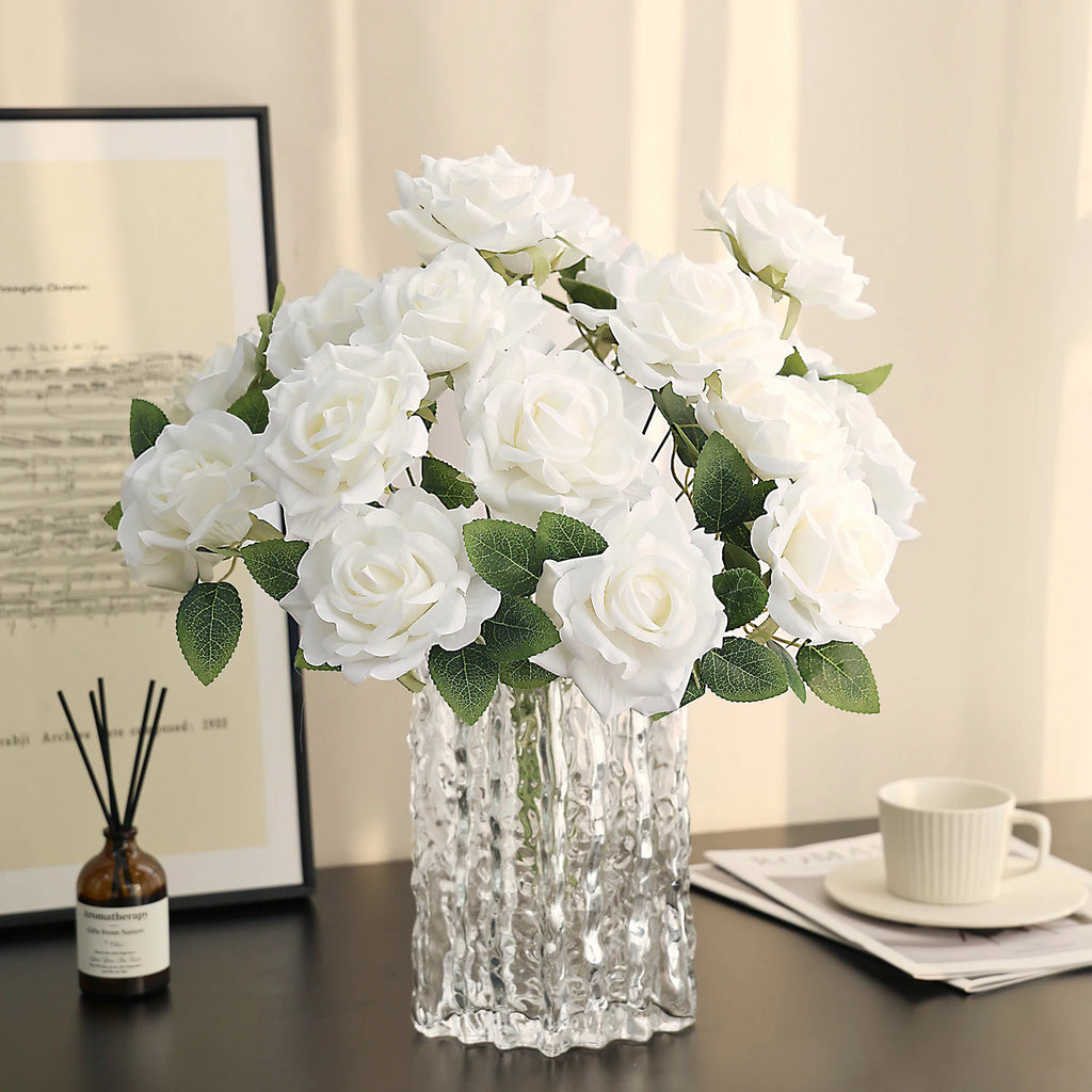 Artificial Silk Peony Bouquet – Wedding & Home Decor Gift Artificial Flower Bouquet Babs