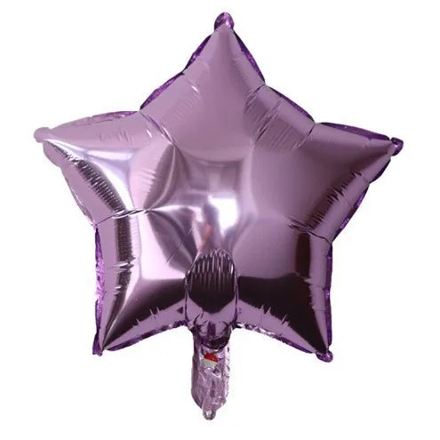 18" Star & Heart Foil Balloons for Parties & Weddings (5–50 pcs) Party Foil Balloons Babs