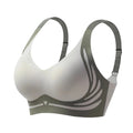 Women's Wireless Push-Up Bra – Seamless & Wire-Free Wireless Push-Up Bra Babs Green L