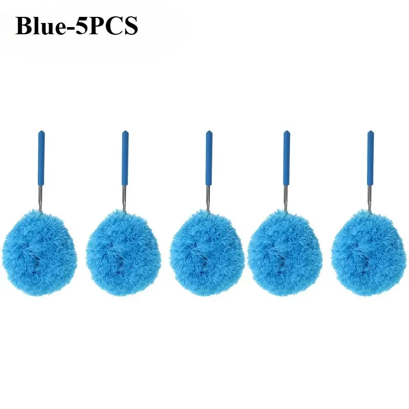 Extendable Microfiber Feather Duster – Washable & Reusable Extendable Feather Duster Babs Blue-5PC