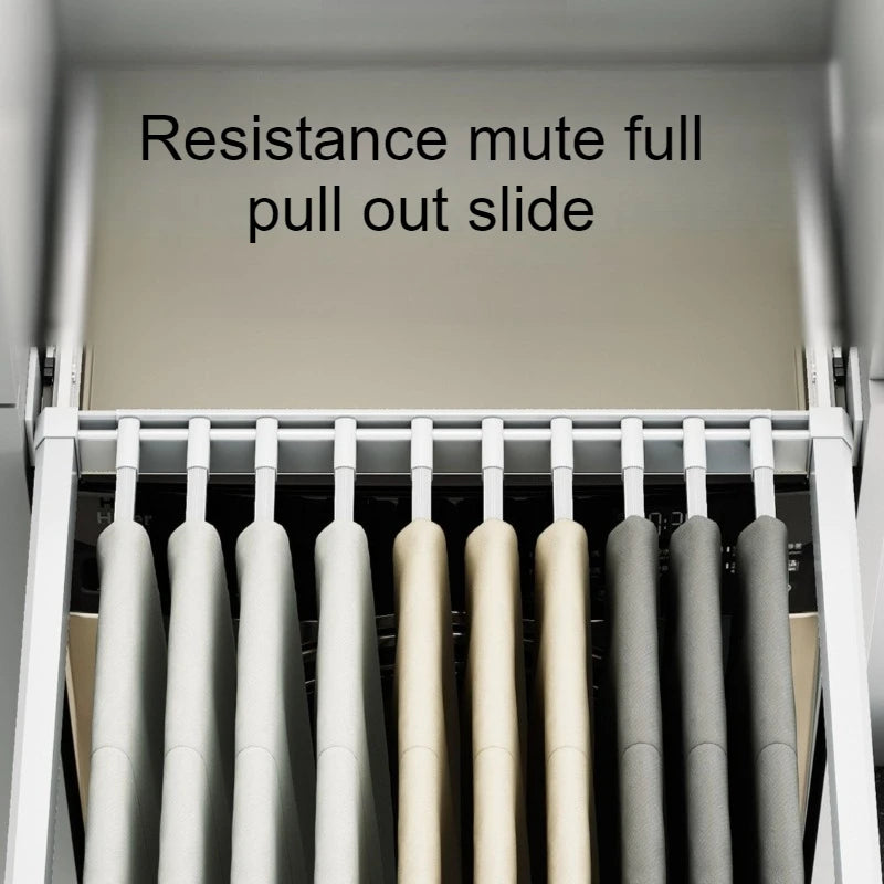 Aluminum Retractable Wall-Mounted Clothes Drying Rack Clothes Drying Rack Babs