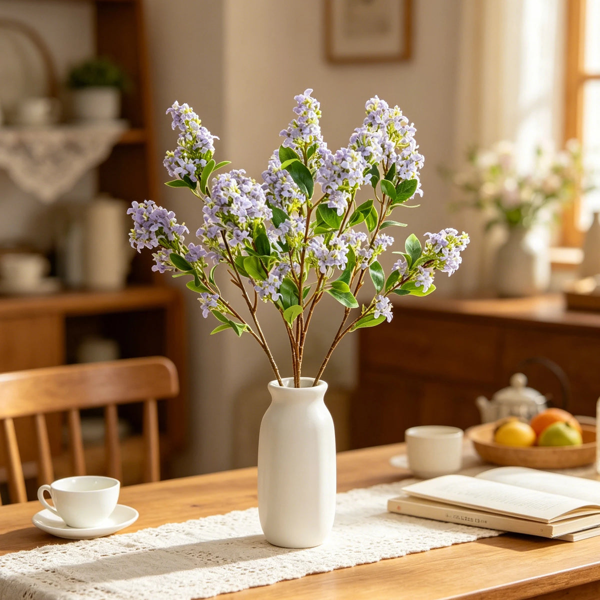 Silk Lilac Artificial Flower Branch – Wedding & Home Décor Artificial Flower Branch Babs