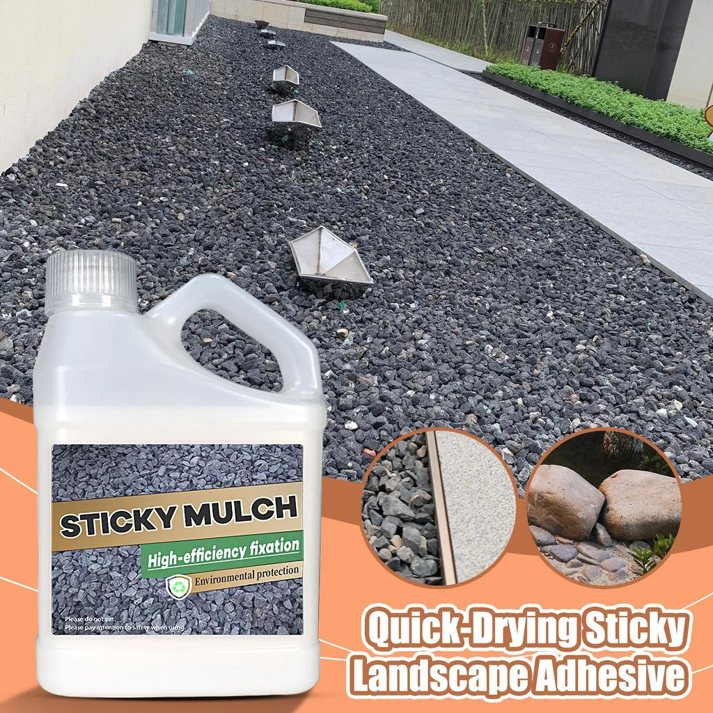 500g Landscape Gravel & Rock Adhesive – Fast-Drying Outdoor Spray Landscape Adhesive Spray Babs