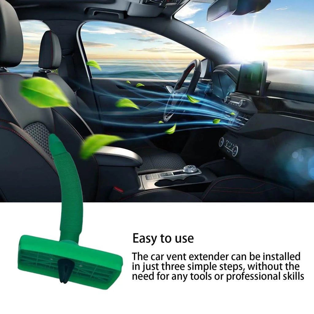 Car AC Vent Extender Hose – Adjustable, Universal Fit Car Vent Extender Babs