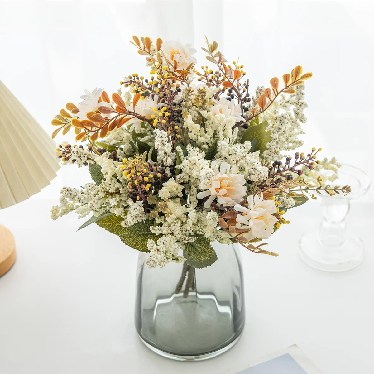 Artificial Silk Chrysanthemum Stems – Wedding & Home Décor Artificial Flower Stems Babs