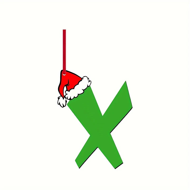 26 Letter Christmas Tree Ornaments – DIY Holiday Décor Set Christmas Ornaments Babs X