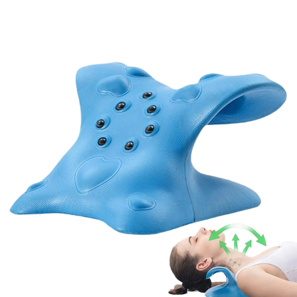 C-Shape Neck Stretcher & Shoulder Relaxer Massage Pillow Neck Stretcher Pillow Babs