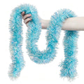 2M Shiny Tinsel Garland – Blue, White & Pink Party Decor Tinsel Party Garland Babs B 15pcs 30M