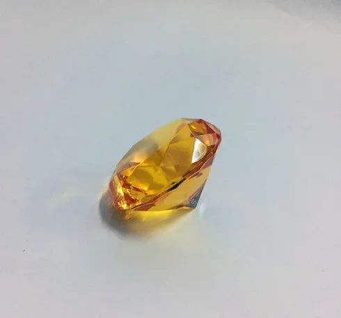 5pcs 40mm Large Plastic Diamond Decorations for Parties & Home Party Diamond Decor Babs orange 40mm