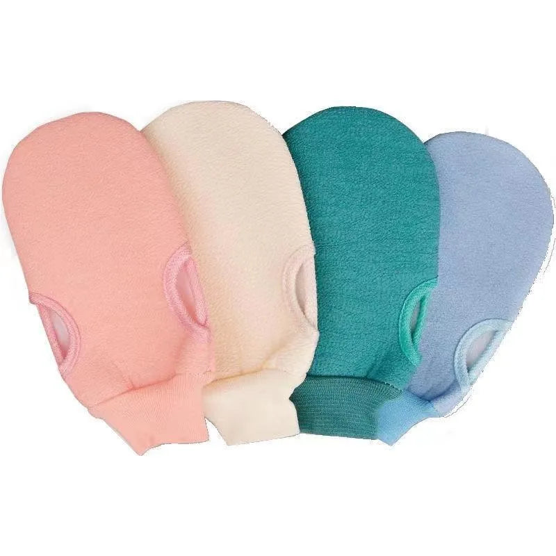 Korean Exfoliating Bath Gloves – Loofah Body Scrubber Mitten Exfoliating Bath Gloves Babs