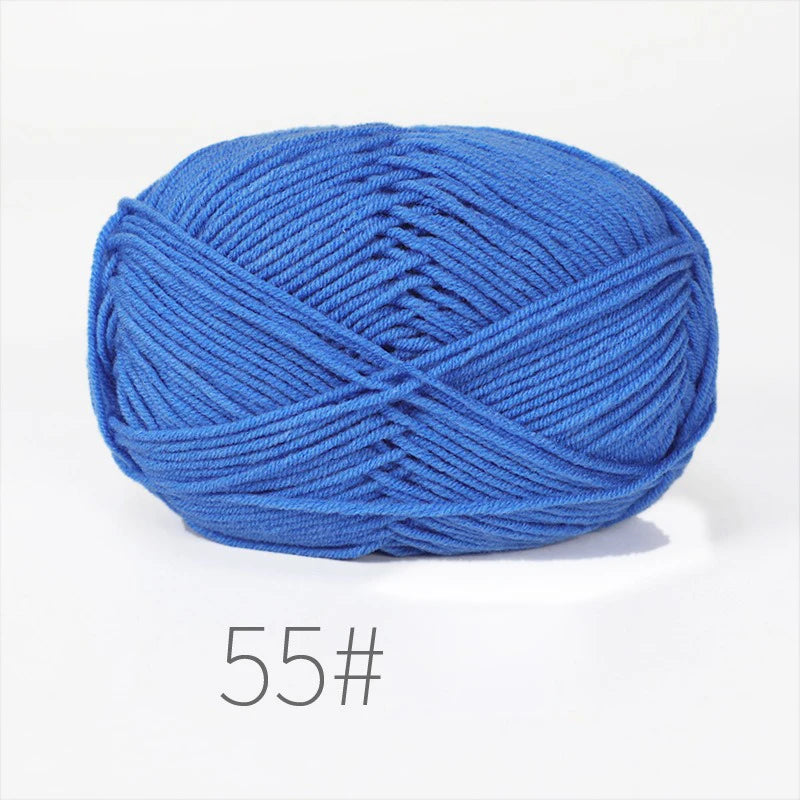 10 Balls 500g Soft Milk Cotton Yarn for Knitting & Crochet