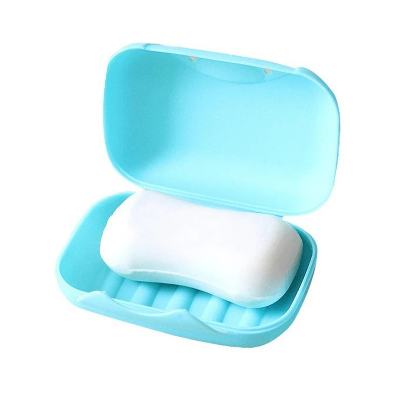 Portable Travel Soap Box with Lid – S/L Candy Color Holder Travel Soap Box Babs