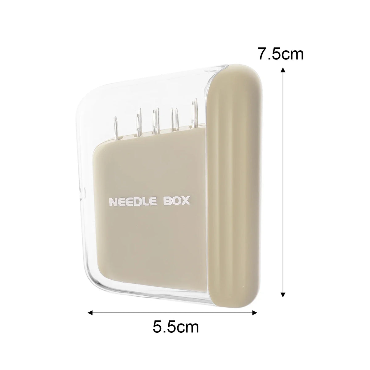 Magnetic Sewing Needle Box – 5-Size Embroidery Storage Case Needle Storage Case Babs Cream