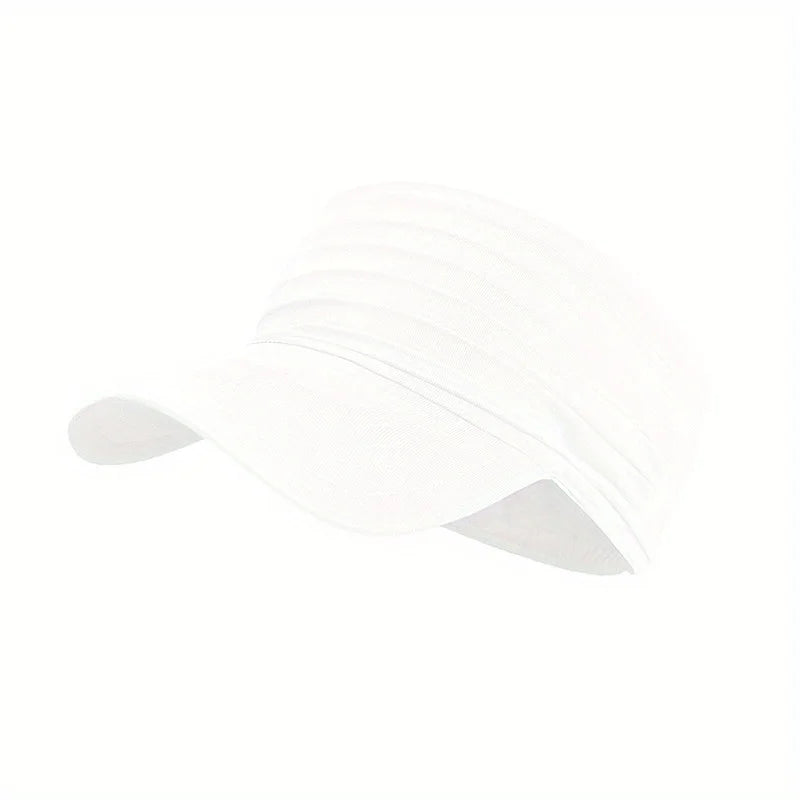 Quick-Dry Open-Top Sun Hat – Unisex Sports Cap Sports Sun Hat Babs White