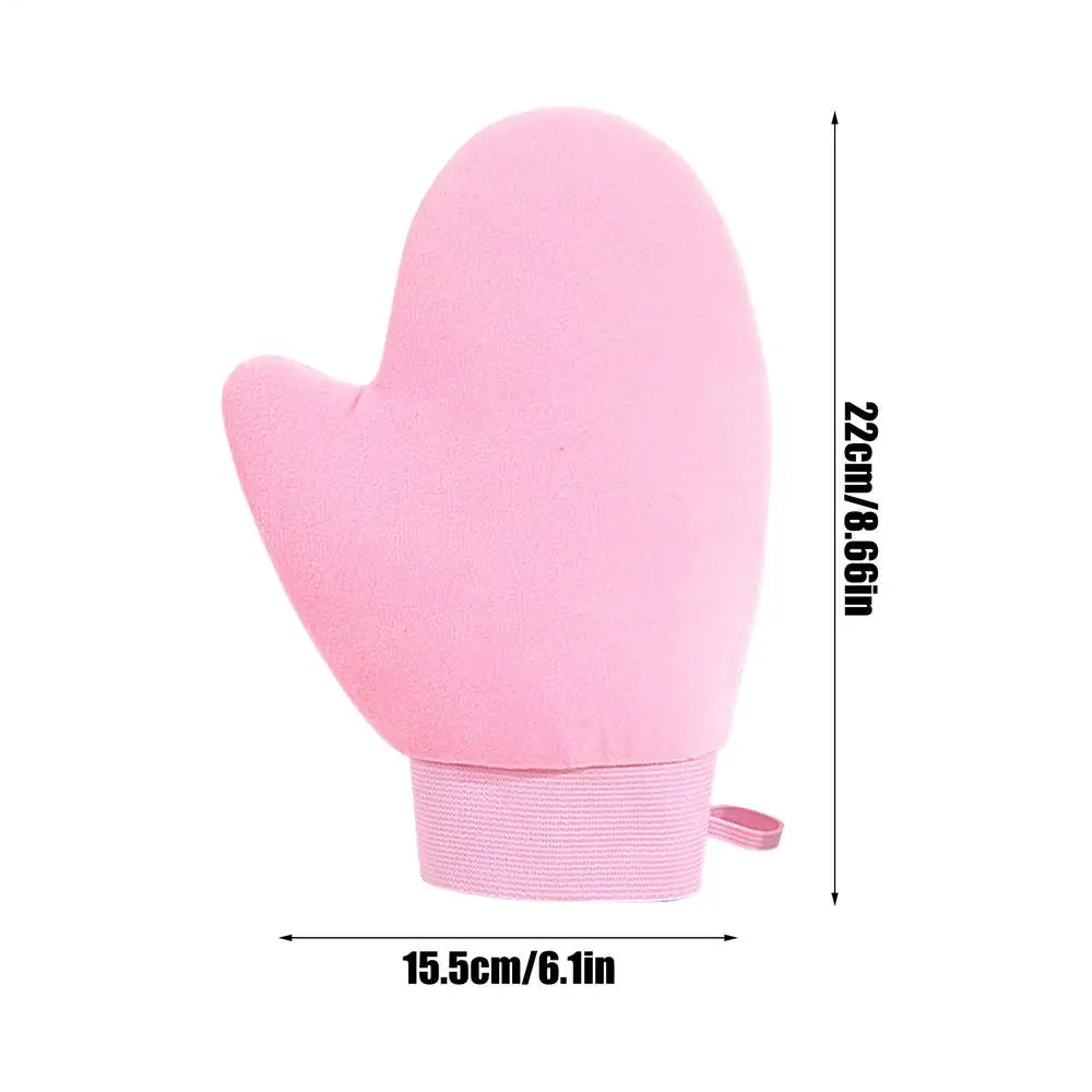 Self Tanning Mitt – Double-Sided Flocking Applicator Glove Self Tanning Mitt Babs Pink