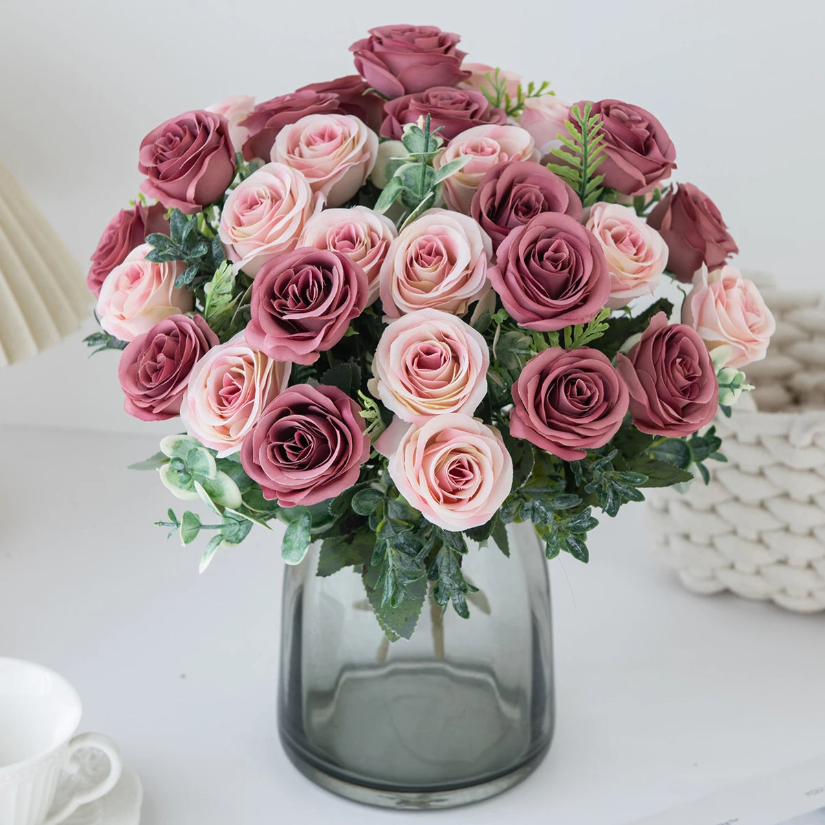 Silk Rose Artificial Flowers for Wedding & Home Décor Artificial Silk Flowers Babs