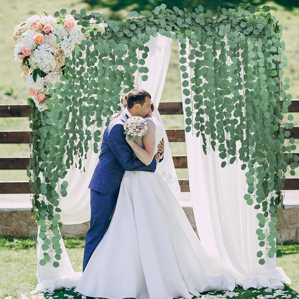 Artificial Eucalyptus Ivy Vine 200CM – Wedding & Home Decor Artificial Vine Garland Babs