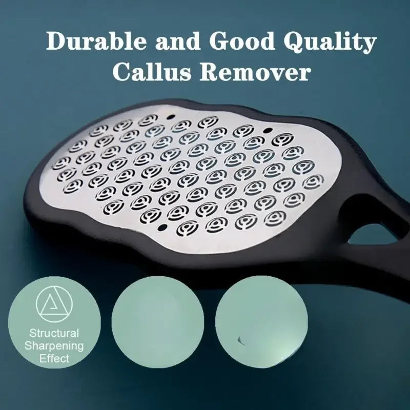 Stainless Steel Foot File & Callus Remover | Dual Grit Pedicure Foot File & Rasp Babs