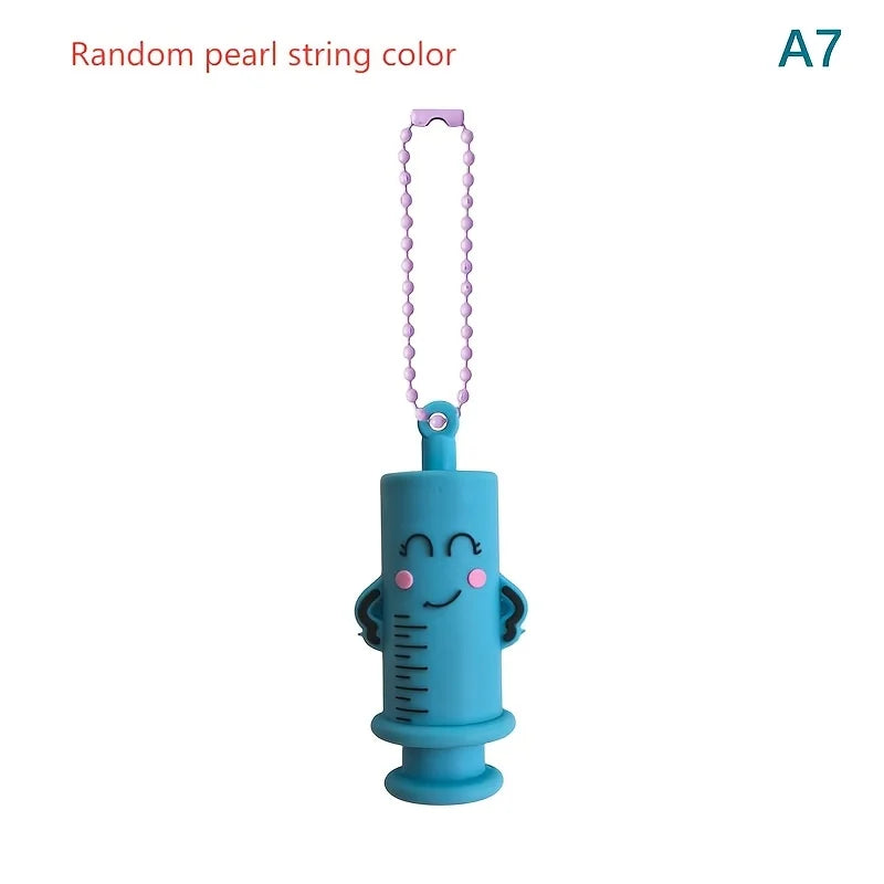 Syringe Keychain Ampoule Opener – Safe Glass Vial Cutter Ampoule Opener Keychain Babs A7