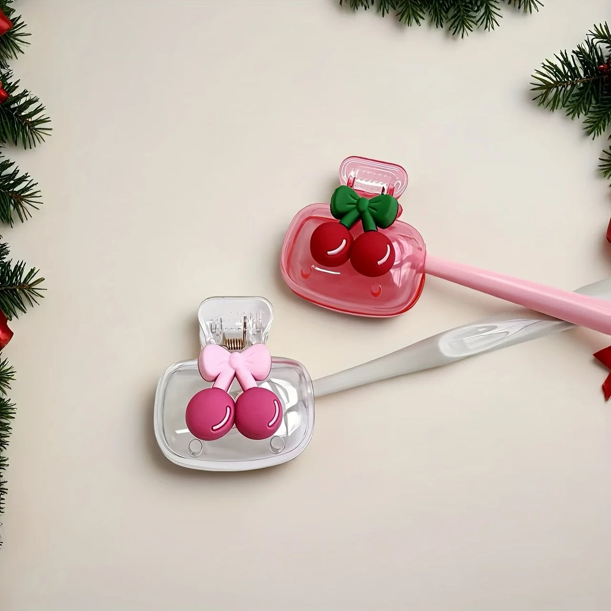 Cherry Design Toothbrush Holder – Ventilation & Protection Toothbrush Holder Babs