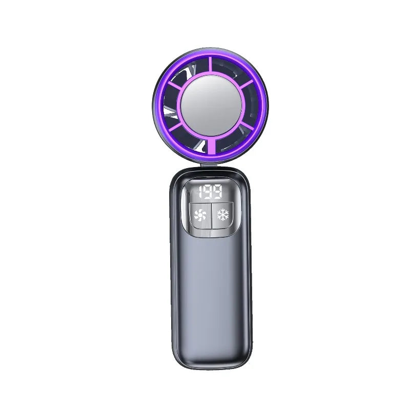 Handheld Rechargeable Mini Cooling Fan – 199 Speeds, USB-C Handheld Cooling Fan Babs