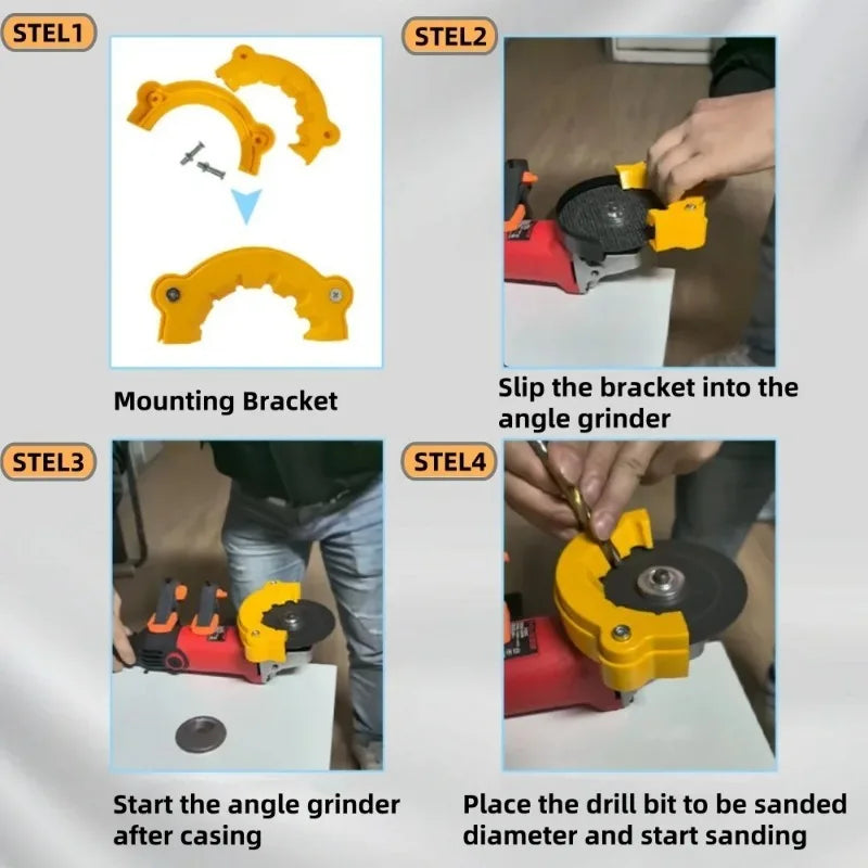 4–12mm Drill Bit Sharpener for Angle Grinder | Multipurpose Drill Bit Sharpener Babs
