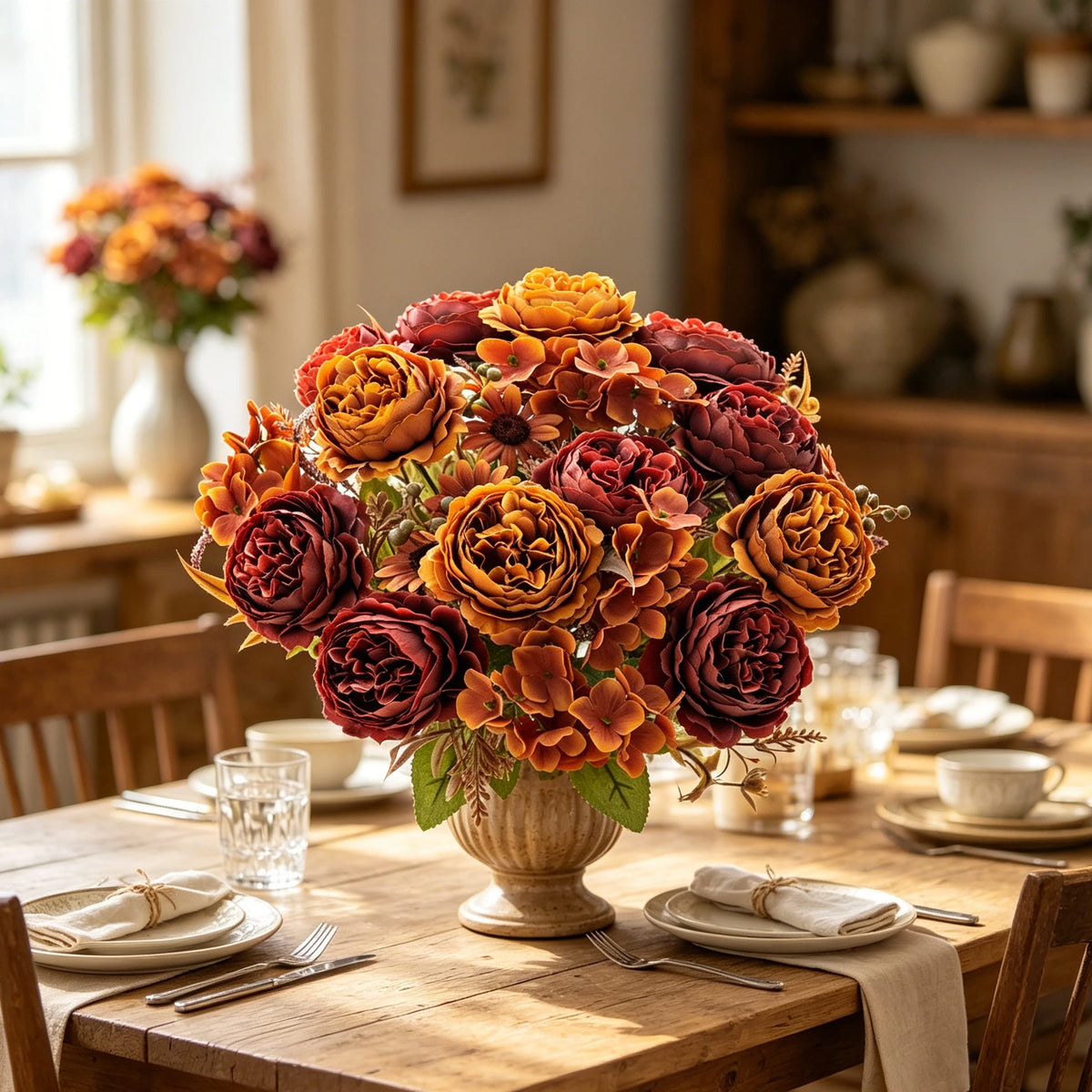 Silk Persian Peony Artificial Flower – Wedding & Home Décor Artificial Silk Flower Babs