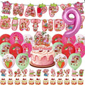 Strawberry Shortcake Birthday Party Decoration Kit – Banner & Balloons Party Decoration Kit Babs 32pcs number 9