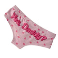 Kawaii 3D Heart Print Women's Low-Rise Briefs & Thong Underwear Women's Underwear Babs A S 1pc