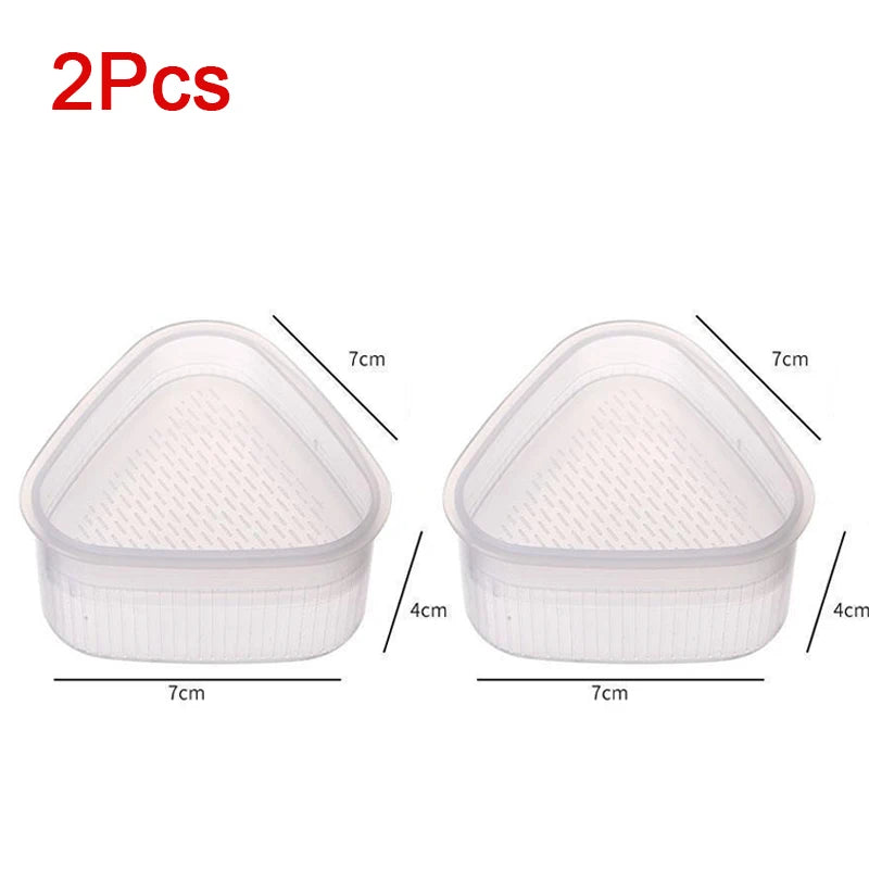 Triangle Onigiri Mold – Easy Sushi & Rice Ball Shaping Tool Sushi Rice Mold Babs 2Pcs-Big