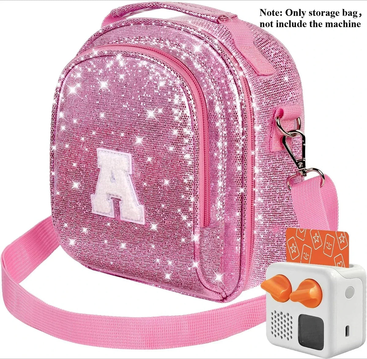 Paiyule Pink Case for Yoto Mini Player 2024 – Holds 120 Cards Kids Player Travel Case Babs