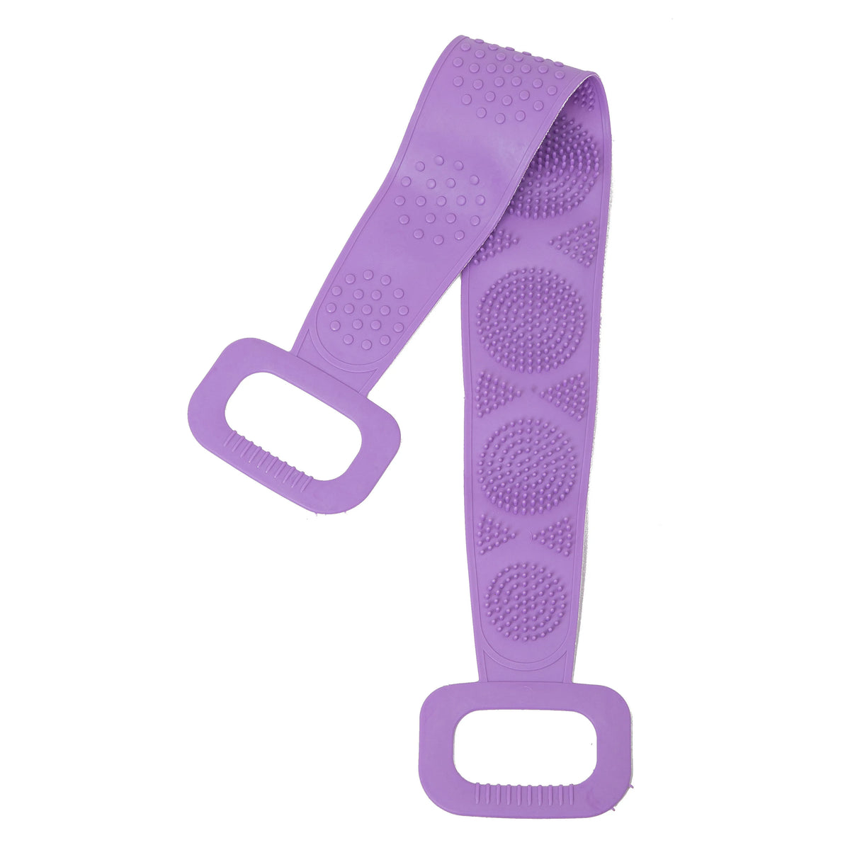 Silicone Body Scrub Brush & Exfoliating Bath Belt Body Scrub Brush Babs PURPLE Silica Gel