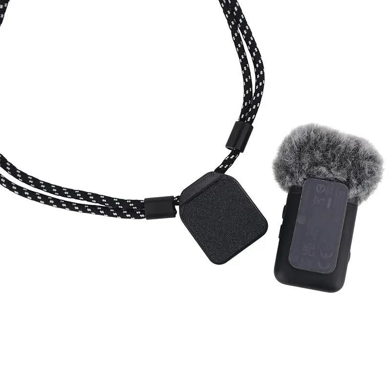 Magnetic Mic Necklace Holder for Vlog, Podcast & Live Stream Microphone Necklace Holder Babs one size