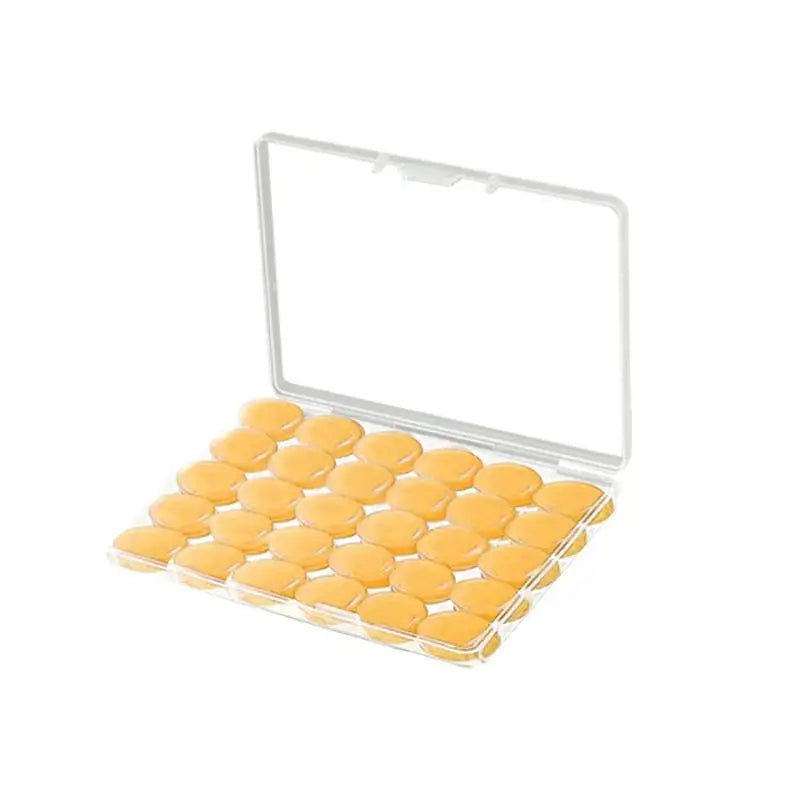30Pcs Moldable Silicone Earplugs 38dB – Sleep, Travel & Work Moldable Silicone Earplugs Babs Yellow