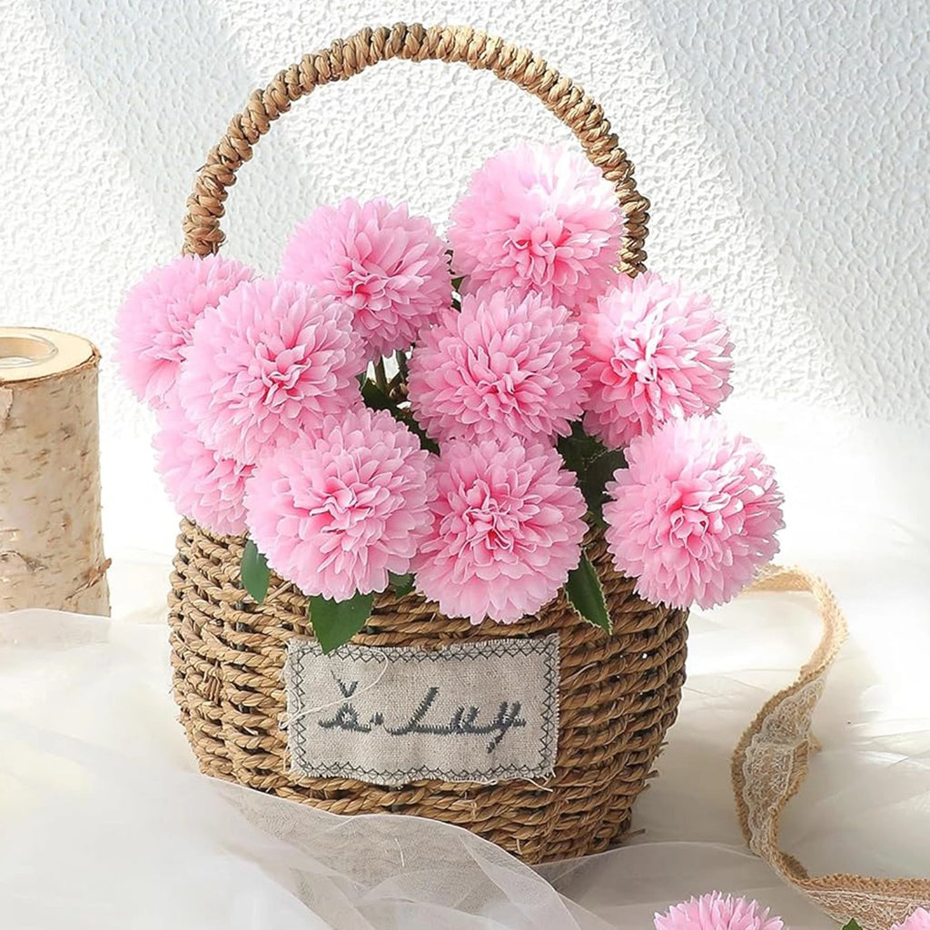 Silk Ball Chrysanthemum Artificial Flowers 10/20 Pcs – Home Décor Artificial Flowers Babs