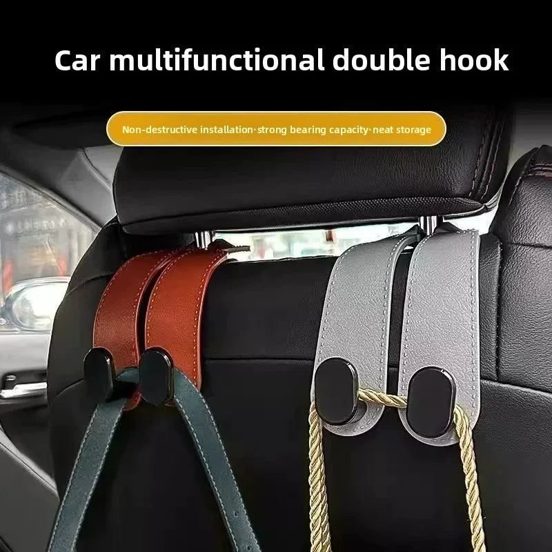 Car Seat Back Dual Hook Organizer – Heavy Duty Vehicle Mount Car Seat Hook Babs