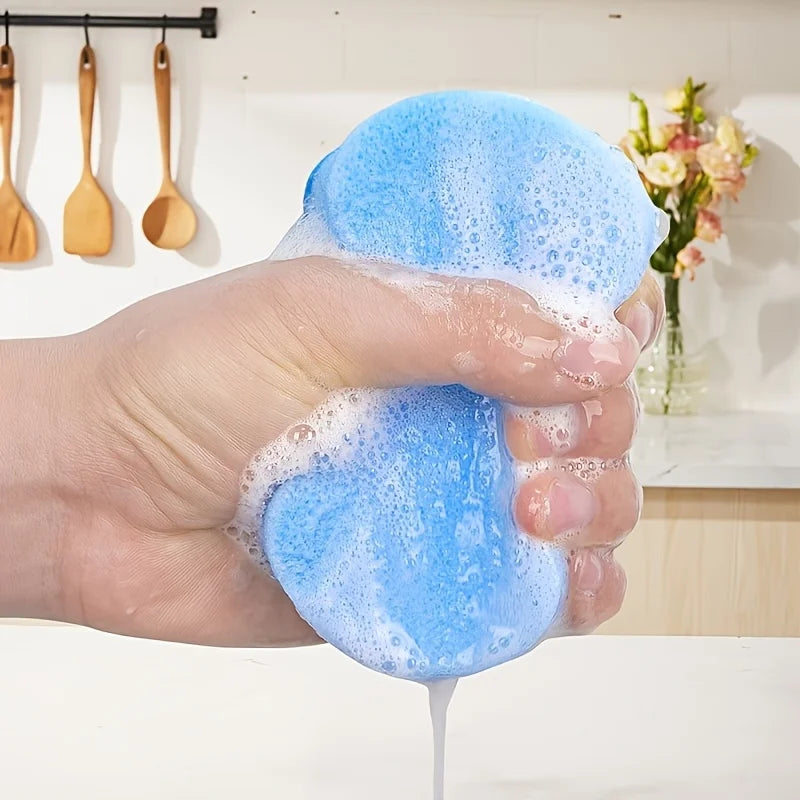 9-Pack Reusable Kitchen Cleaning Sponge Wipes – Chemical-Free Kitchen Sponge Wipes Babs