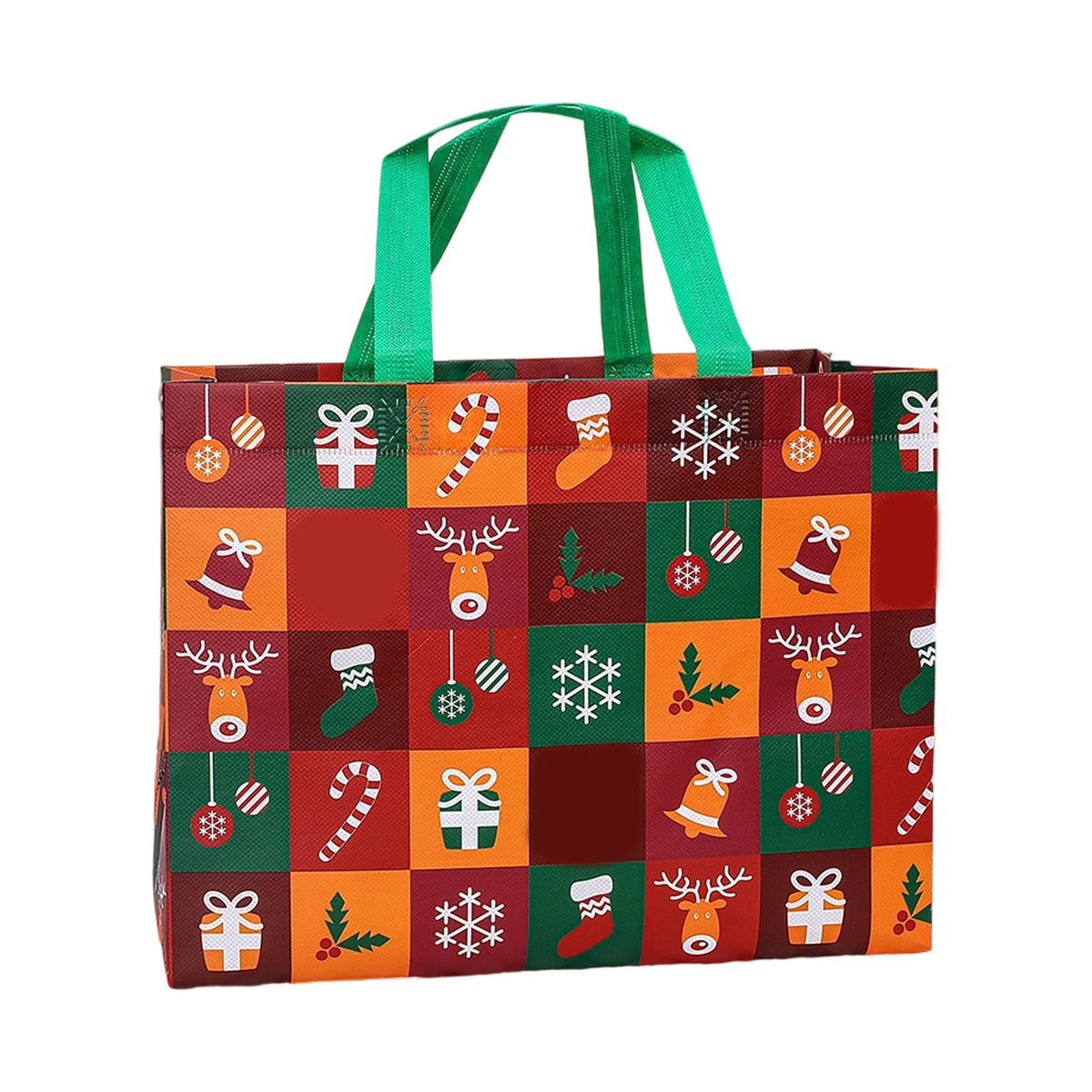 Reusable Non-Woven Christmas Gift Bags with Handles Christmas Gift Bags Babs One Size One Size J