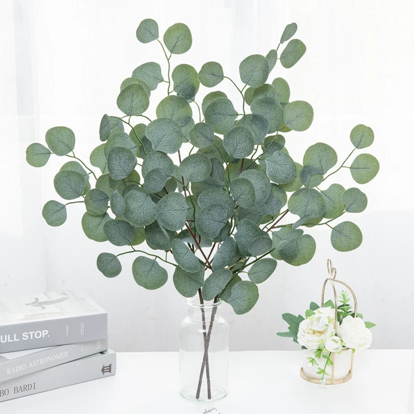 Artificial Eucalyptus Vine – Silk Faux Plant for Wedding & Home Artificial Plant Vine Babs